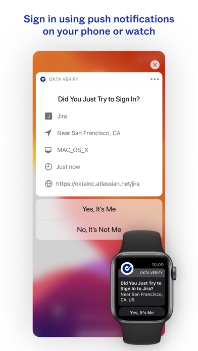 Okta Verify screenshot