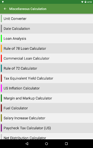 Financial Calculators Pro screenshot