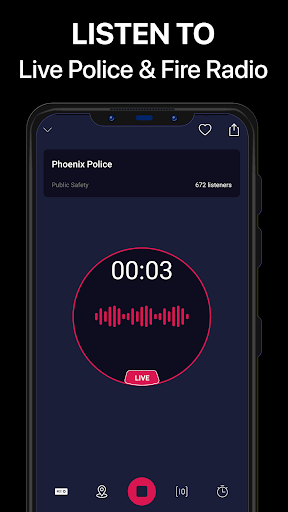 Police Scanner Pro - App screenshot