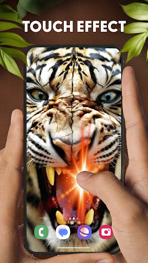 Roaring Tiger Live Wallpaper screenshot
