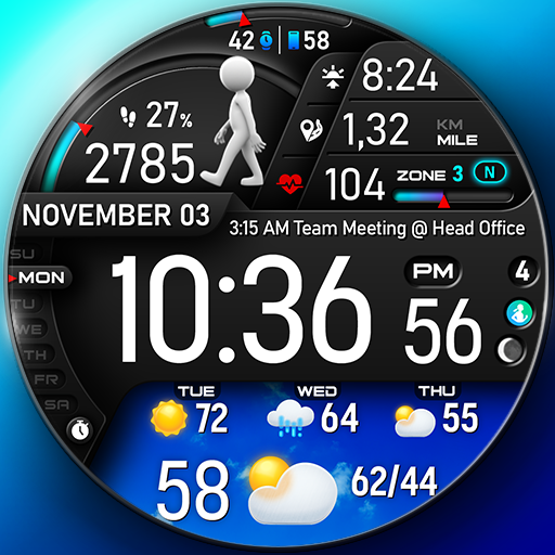 PER23 Digital Watch Face icon