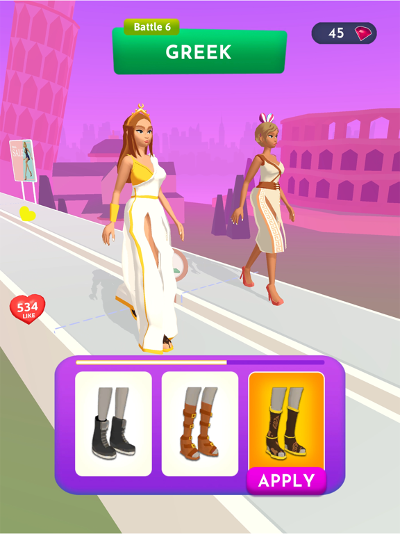 Fashion Battle - Dress up game screenshot