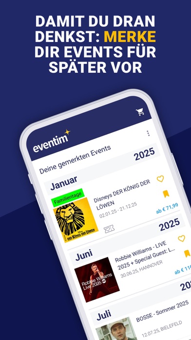 EVENTIM DE: Tickets for Events screenshot