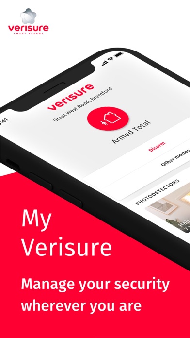 My Verisure screenshot