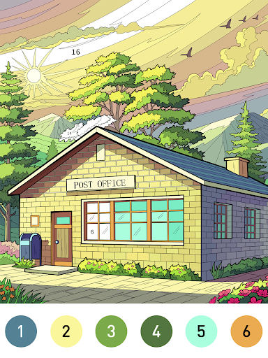 Nostalgia Color by number game screenshot