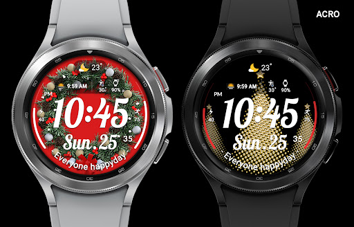 ACRO Happy Christmas Watchface screenshot
