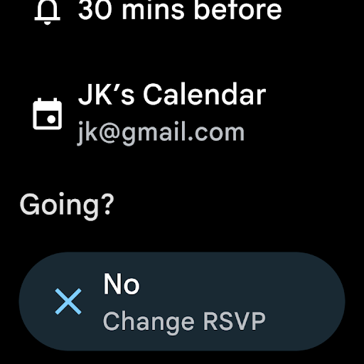 Google Calendar screenshot
