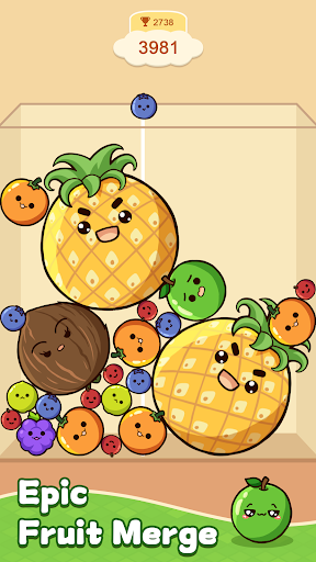 Fruit Merge: Juicy Drop Game screenshot