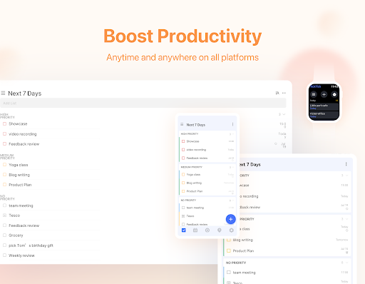 TickTick:To Do List & Calendar screenshot