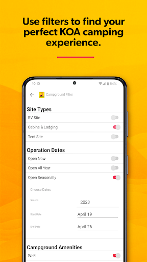 KOA | RV, Cabin & Tent Camping screenshot