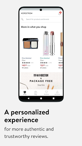 Nordstrom screenshot