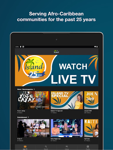 Island TV screenshot