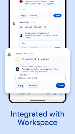 Google Chat screenshot