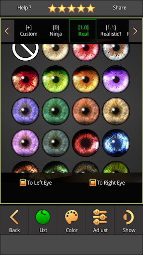 FoxEyes - Change Eye Color screenshot