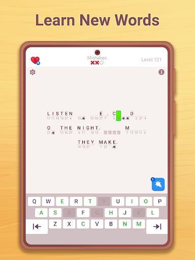 Cryptogram - Word Brain Puzzle screenshot