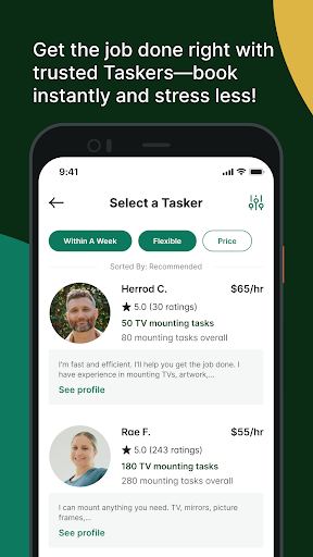 Taskrabbit - Handyman, Errands screenshot