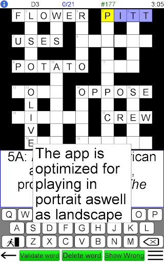 Crossword Unlimited screenshot