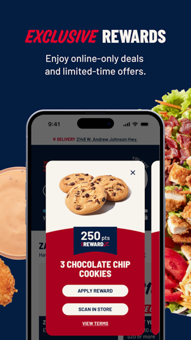 Zaxbys screenshot