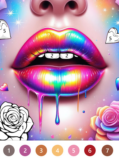 Macabre Color Paint By Number screenshot