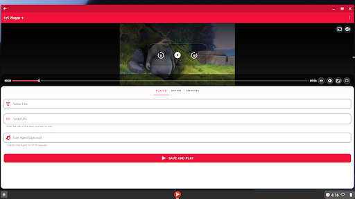 Url Player + screenshot