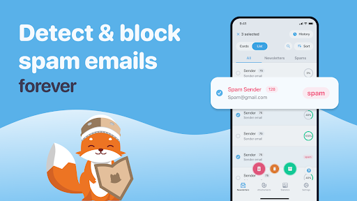 Cleanfox - Mail & Spam Cleaner screenshot