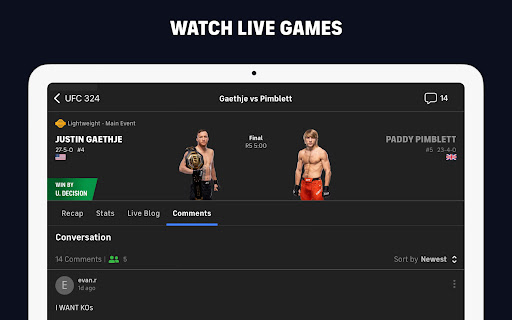 CBS Sports App: Scores & News screenshot