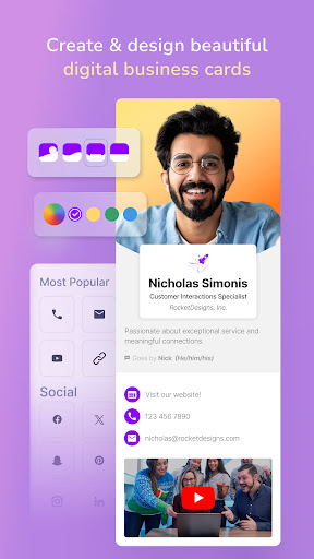 HiHello: Digital Business Card screenshot