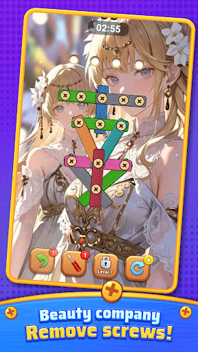 Wood Screw Lovely Puzzle screenshot