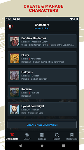 D&D Beyond screenshot