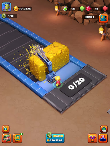 Idle Zombie Miner: Gold Tycoon screenshot
