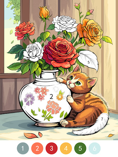 Vivid Color Paint By Number screenshot