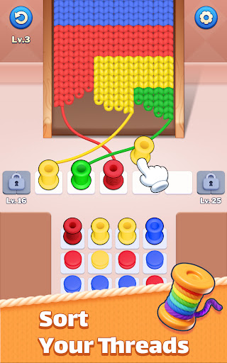 Knit Madness - Wool Color Sort screenshot