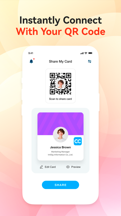 CamCard-Digital business card screenshot