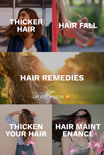 Haircare app for women screenshot