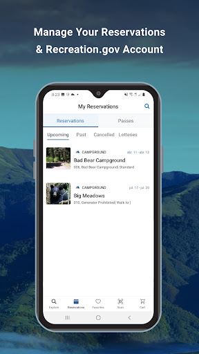 Recreation.gov screenshot