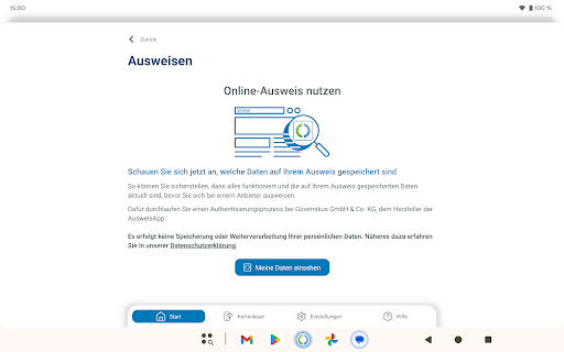 AusweisApp Bund screenshot
