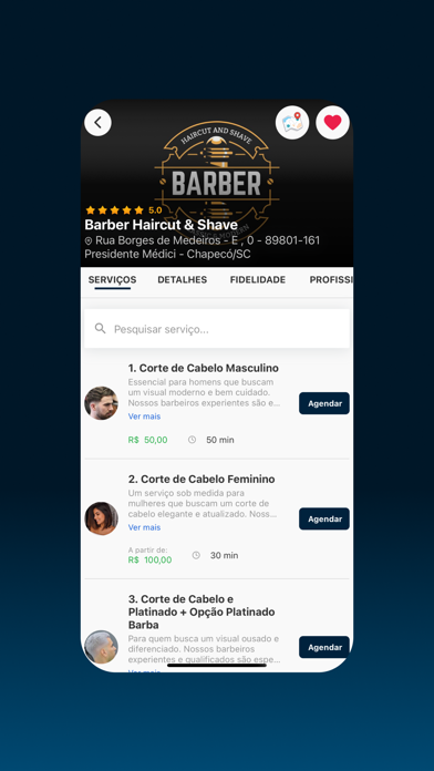 AppBarber: Cliente screenshot