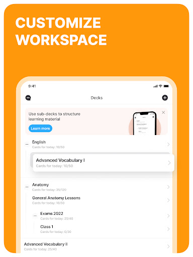 Anki Pro: Flashcards Learning screenshot