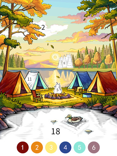 Vivid Color Paint By Number screenshot