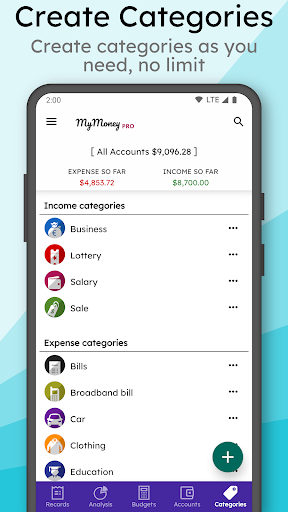 MyMoney Pro - Expense & Budget screenshot