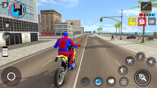 Spider Rope Action Game screenshot