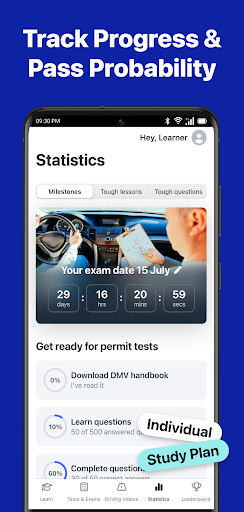 DMV Permit Practice Test 2025 screenshot