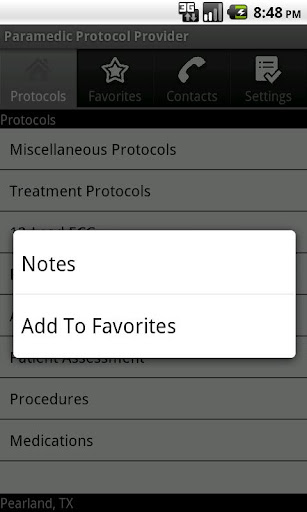 Paramedic Protocol Provider screenshot