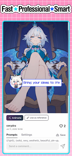 PixAI: AI Anime Art Generator screenshot