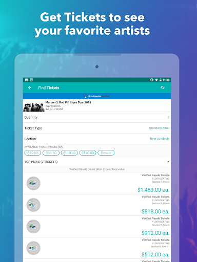 Bandsintown Concerts screenshot