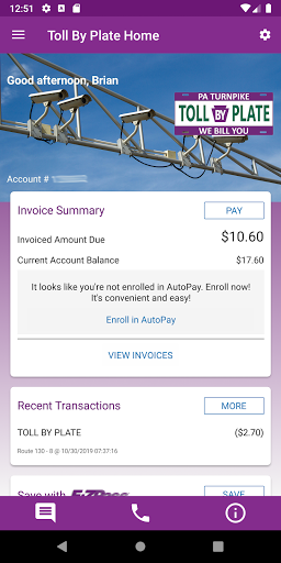PA Toll Pay screenshot