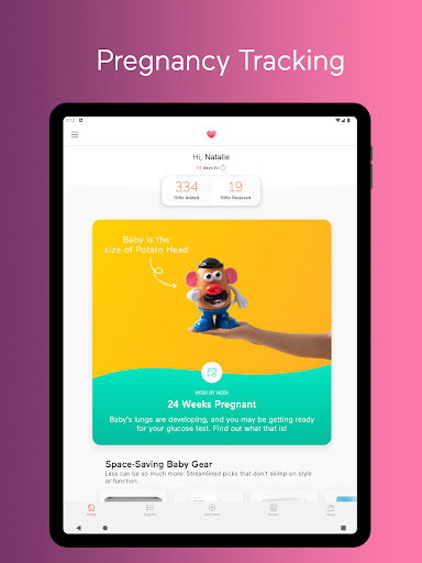 Babylist Baby Registry screenshot