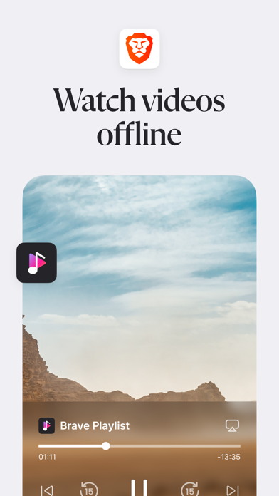 Brave Private Web Browser, VPN screenshot
