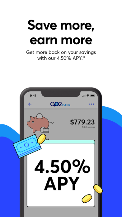 GO2bank: Mobile banking screenshot