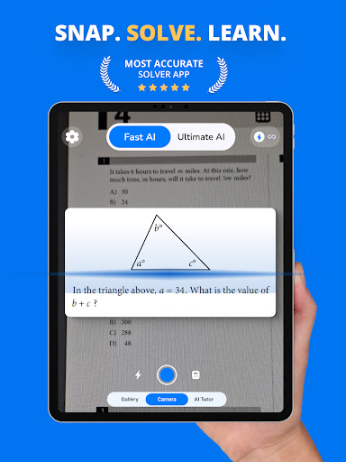 PhotoSolve: AI Homework Helper screenshot